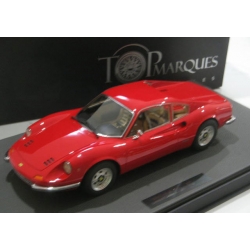 Top Marques 1/12 Ferrari Dino 246 GT in red SOLD